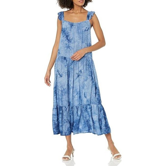 BB Dakota by Steve Madden Women's Tie Dye The Sunchild Maxi‎ Dress Size Medium - Picture 1 of 11
